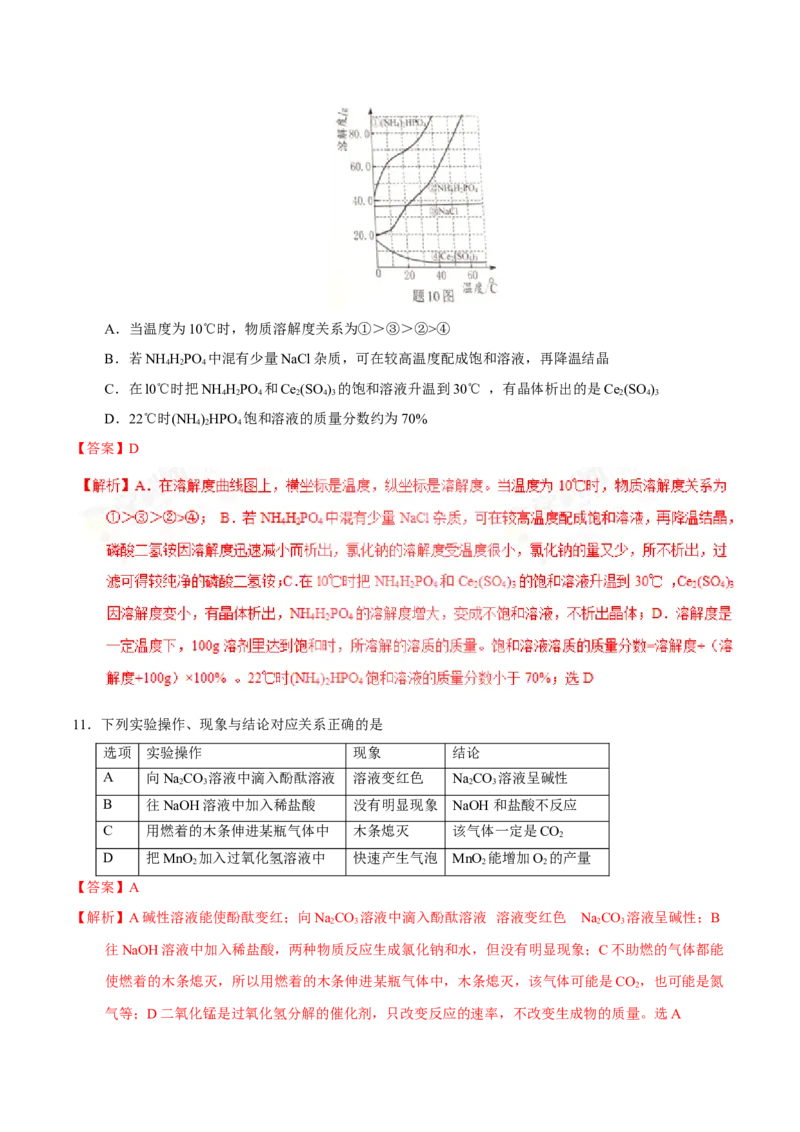 2017年广东省中考化学真题（解析卷）_❤广东中考真题备考2026_5.广东中考化学2008-2025