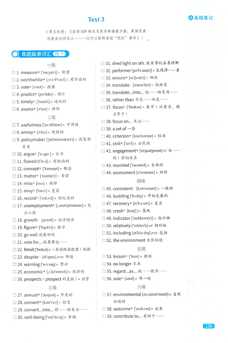 2024考研真相英语一真题配套词汇（2004-2023）_41考研英语一二历年真题解析_英语一_真题配套词汇
