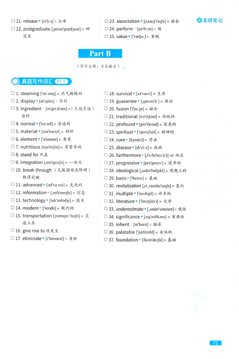 2024考研真相英语一真题配套词汇（2004-2023）_41考研英语一二历年真题解析_英语一_真题配套词汇