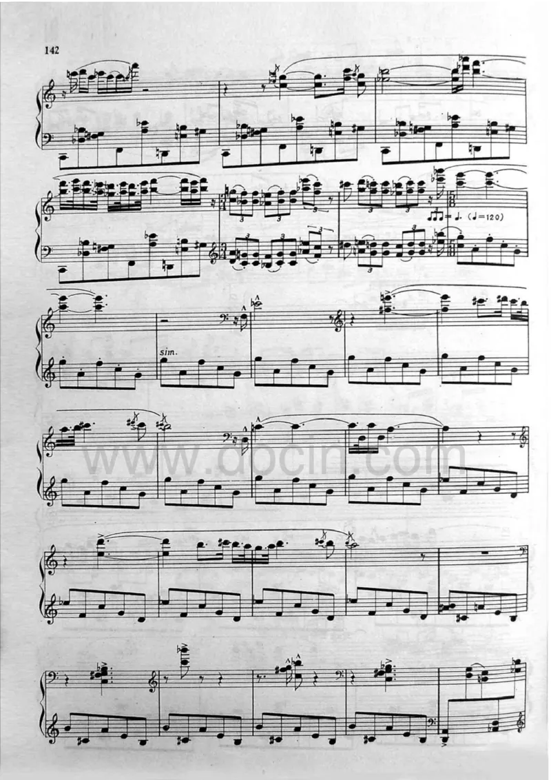 陈怡-多耶[1]_一万首著名钢琴曲谱哈农贝多芬合集视频教学电子版高清无水印可打印_04中国乐曲钢琴谱合集_中国乐曲钢琴谱