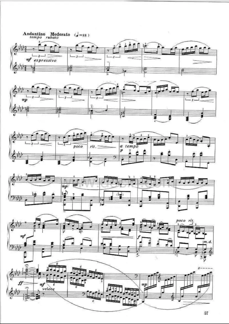 陈培勋双飞蝴蝶主题变奏曲钢琴谱乐谱_一万首著名钢琴曲谱哈农贝多芬合集视频教学电子版高清无水印可打印_04中国乐曲钢琴谱合集_中国乐曲钢琴谱