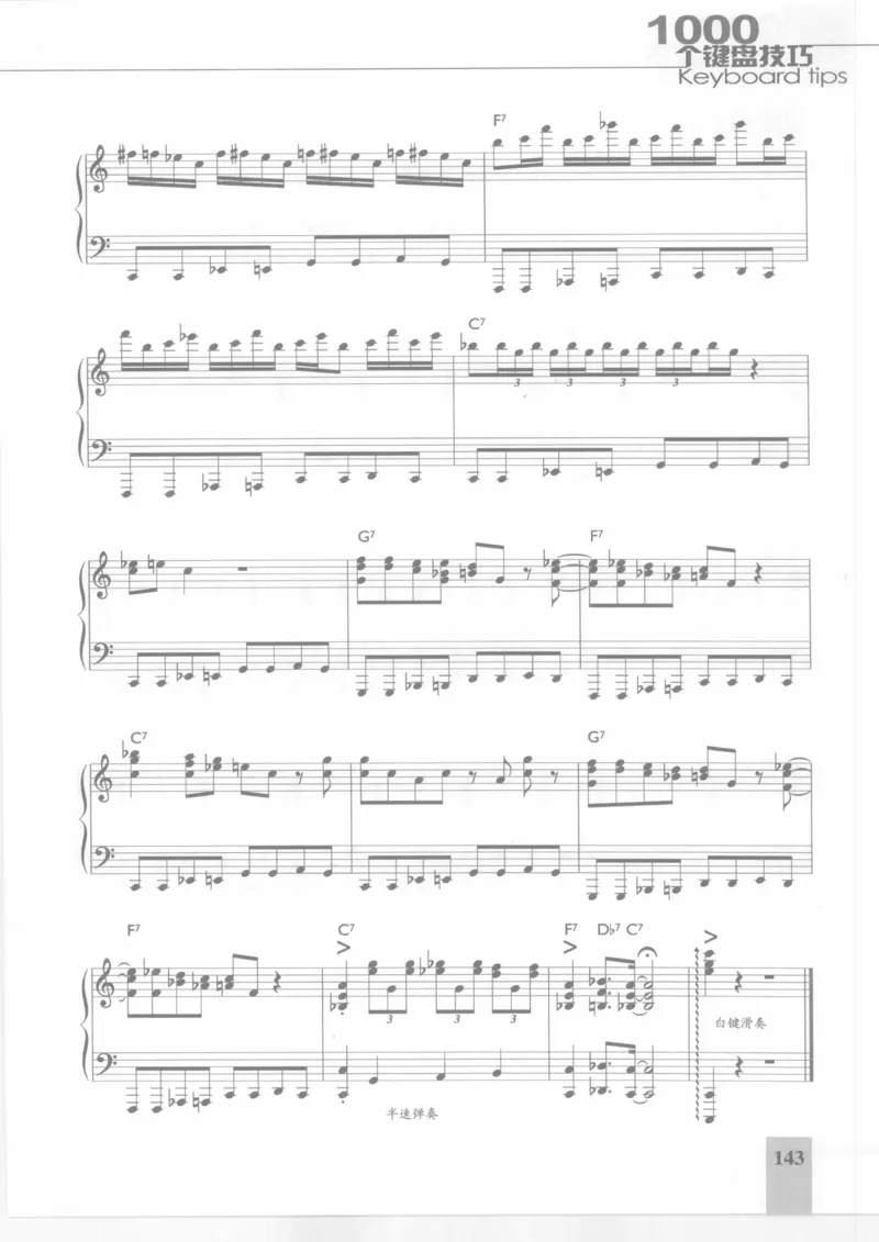 风华艺校+编译《1000个键盘技巧》2008版_一万首著名钢琴曲谱哈农贝多芬合集视频教学电子版高清无水印可打印_09钢琴教材合集_常用教材钢琴谱（80+本）