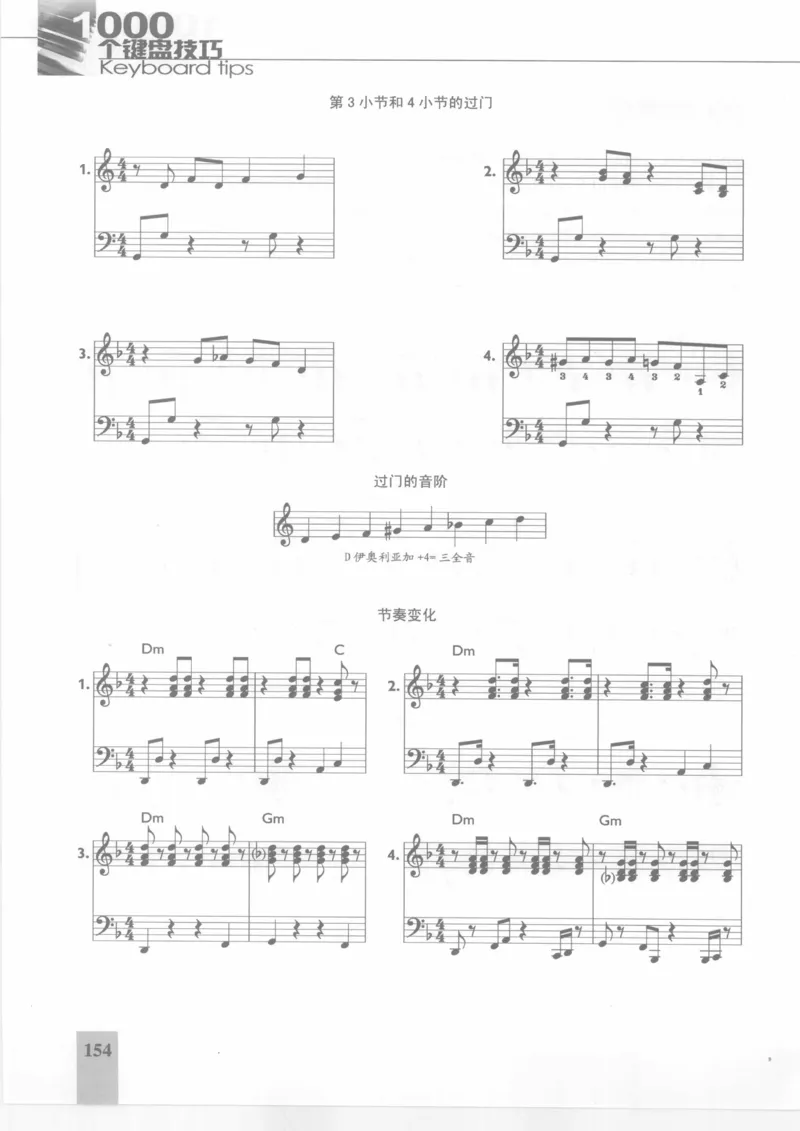 风华艺校+编译《1000个键盘技巧》2008版_一万首著名钢琴曲谱哈农贝多芬合集视频教学电子版高清无水印可打印_09钢琴教材合集_常用教材钢琴谱（80+本）