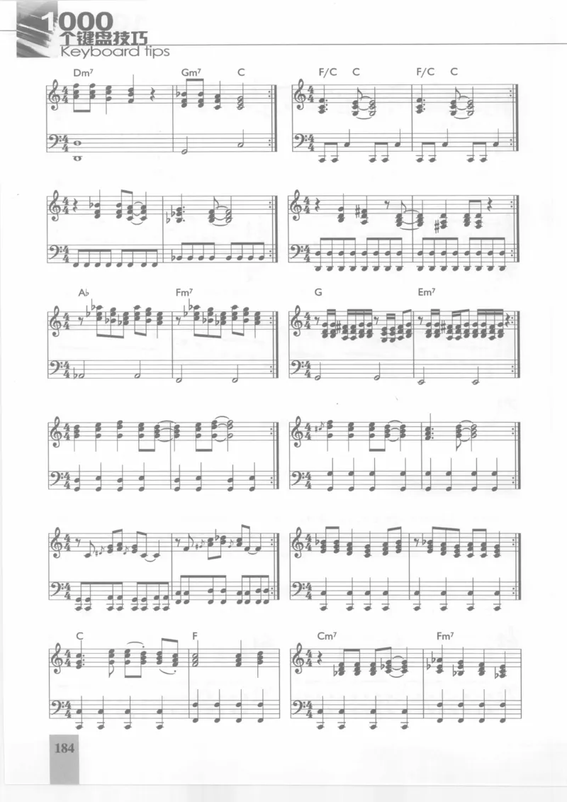 风华艺校+编译《1000个键盘技巧》2008版_一万首著名钢琴曲谱哈农贝多芬合集视频教学电子版高清无水印可打印_09钢琴教材合集_常用教材钢琴谱（80+本）