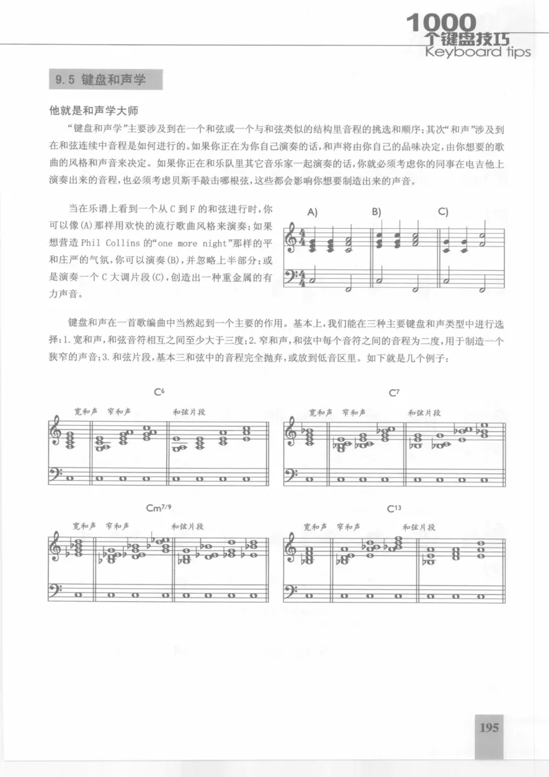 风华艺校+编译《1000个键盘技巧》2008版_一万首著名钢琴曲谱哈农贝多芬合集视频教学电子版高清无水印可打印_09钢琴教材合集_常用教材钢琴谱（80+本）