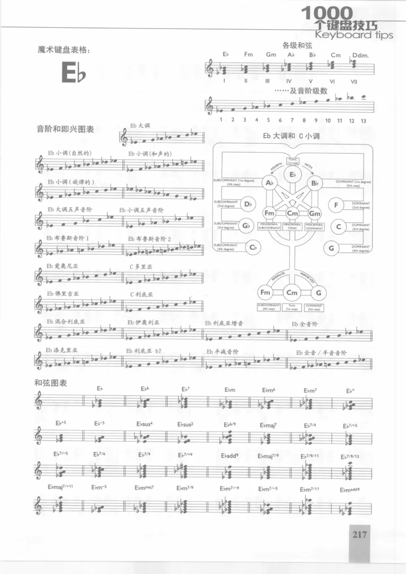 风华艺校+编译《1000个键盘技巧》2008版_一万首著名钢琴曲谱哈农贝多芬合集视频教学电子版高清无水印可打印_09钢琴教材合集_常用教材钢琴谱（80+本）