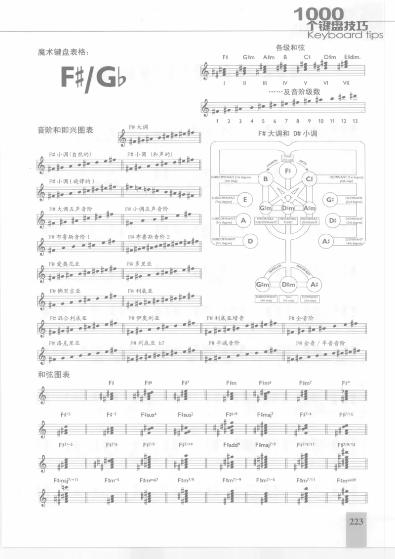 风华艺校+编译《1000个键盘技巧》2008版_一万首著名钢琴曲谱哈农贝多芬合集视频教学电子版高清无水印可打印_09钢琴教材合集_常用教材钢琴谱（80+本）