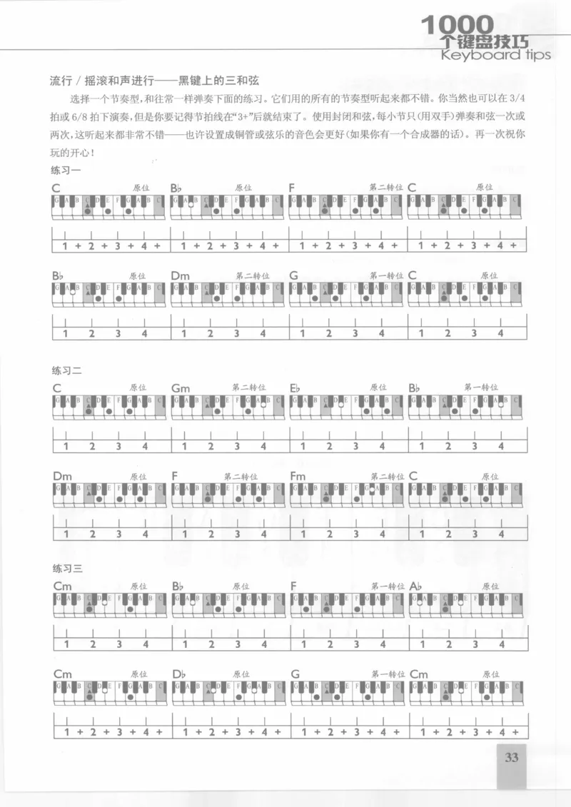 风华艺校+编译《1000个键盘技巧》2008版_一万首著名钢琴曲谱哈农贝多芬合集视频教学电子版高清无水印可打印_09钢琴教材合集_常用教材钢琴谱（80+本）