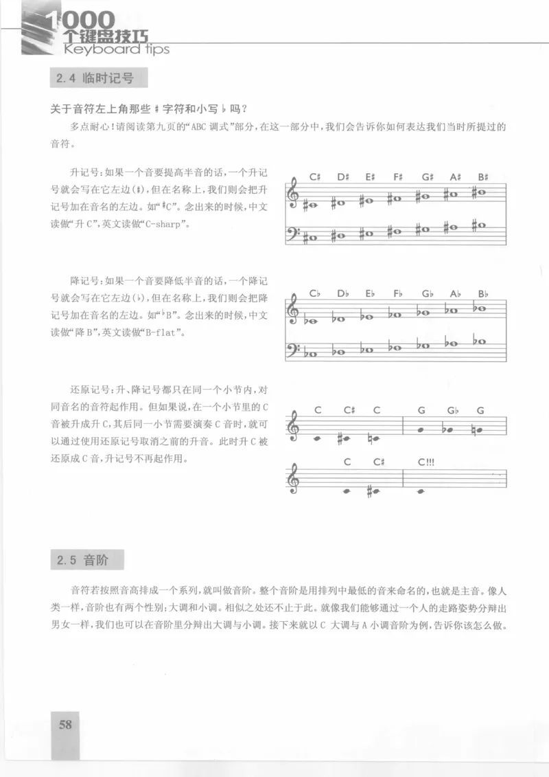 风华艺校+编译《1000个键盘技巧》2008版_一万首著名钢琴曲谱哈农贝多芬合集视频教学电子版高清无水印可打印_09钢琴教材合集_常用教材钢琴谱（80+本）