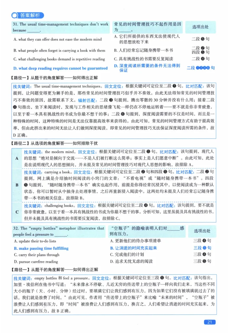 2016年真题逐题细解_41考研英语一二历年真题解析_英语二_解析册+逐词逐句册