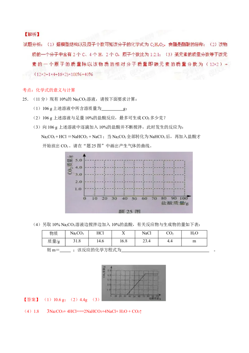 2015年广东省中考化学真题（解析卷）_❤广东中考真题备考2026_5.广东中考化学2008-2025