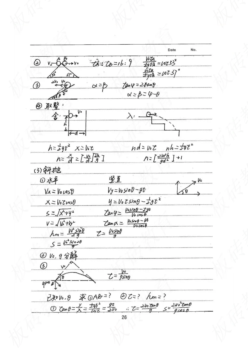 高考学霸笔记物理174页_高中衡水学霸笔记_理科衡水学霸笔记-电子版
