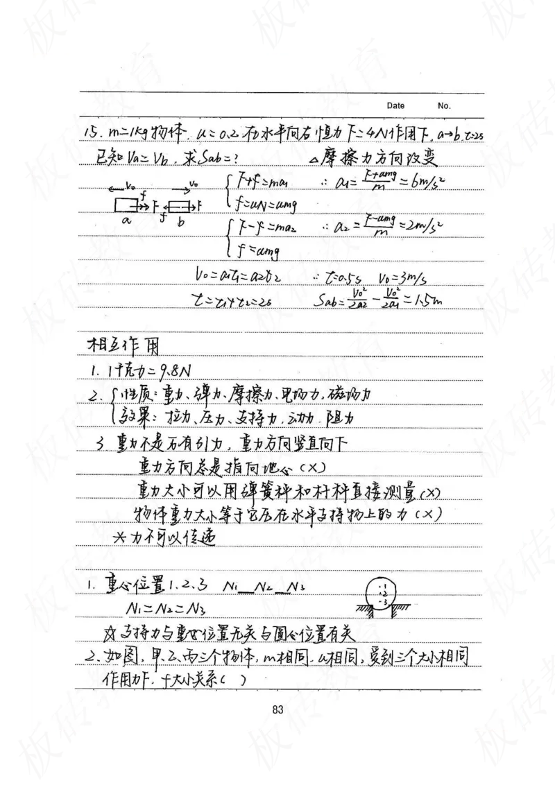 高考学霸笔记物理174页_高中衡水学霸笔记_理科衡水学霸笔记-电子版