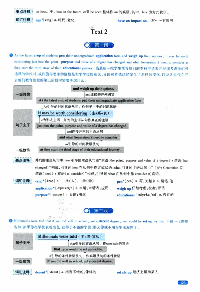 2022年逐词逐句精讲册_41考研英语一二历年真题解析_英语一_解析册+逐词逐句册