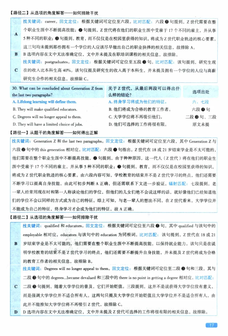 2022年真题逐题细解pdf_41考研英语一二历年真题解析_英语一_解析册+逐词逐句册