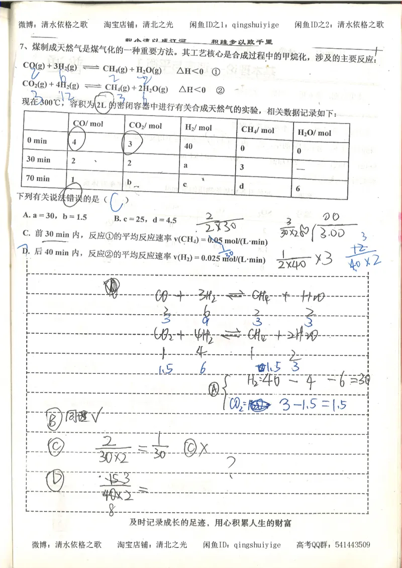 化学积累改错_178页_高中衡水学霸笔记_高中全部赠品_错题集高中九科_化学积累与改错