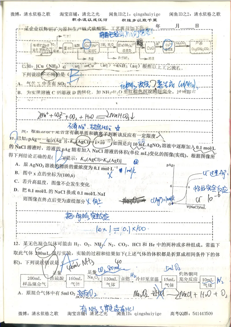 化学积累改错_178页_高中衡水学霸笔记_高中全部赠品_错题集高中九科_化学积累与改错