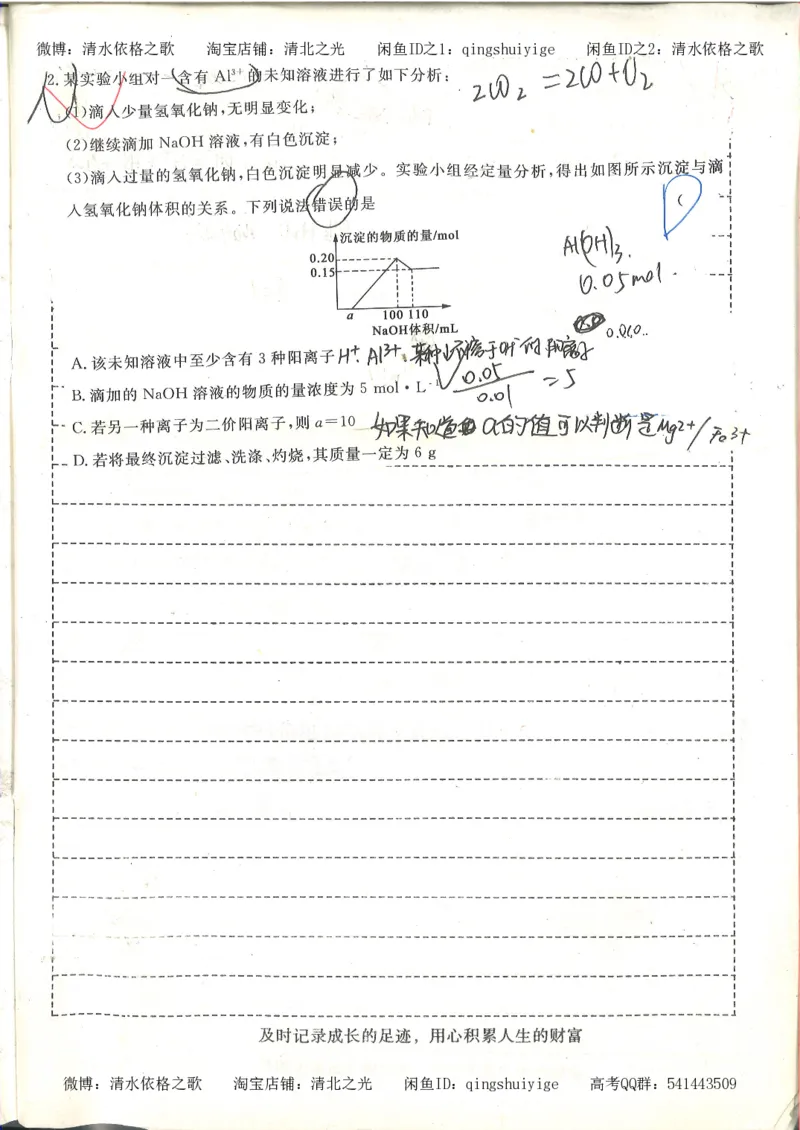 化学积累改错_178页_高中衡水学霸笔记_高中全部赠品_错题集高中九科_化学积累与改错