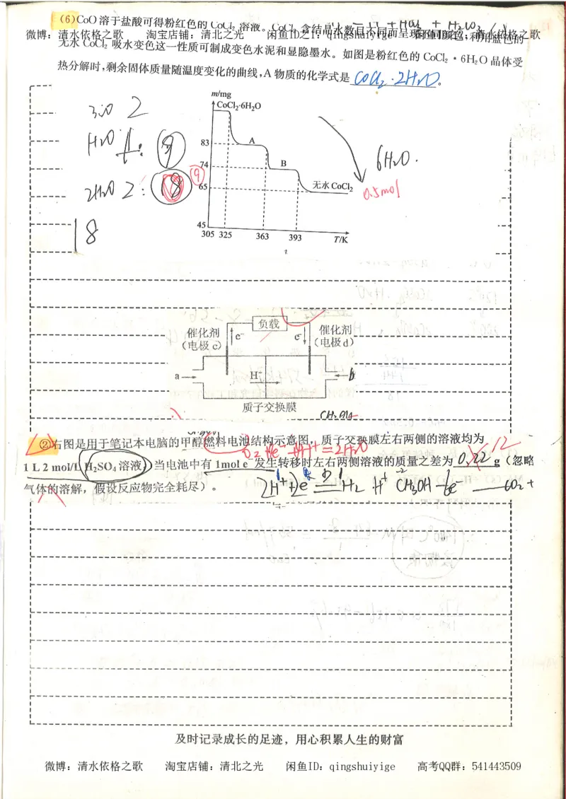 化学积累改错_178页_高中衡水学霸笔记_高中全部赠品_错题集高中九科_化学积累与改错