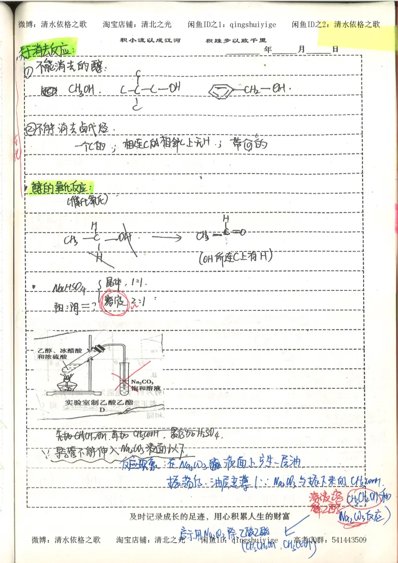 化学积累改错_178页_高中衡水学霸笔记_高中全部赠品_错题集高中九科_化学积累与改错