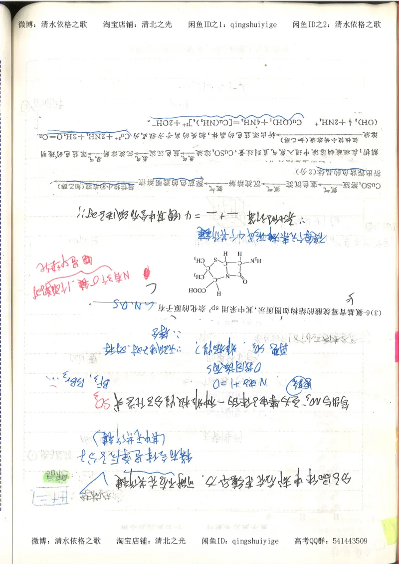 化学积累改错_178页_高中衡水学霸笔记_高中全部赠品_错题集高中九科_化学积累与改错