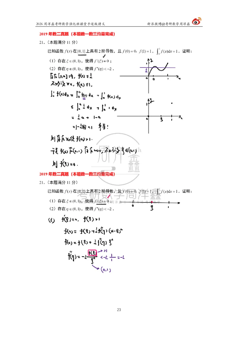 207.2026周洋鑫考研数学（2019真题讲解）_04.2026考研数学周洋鑫数学笑过_00.随课资料