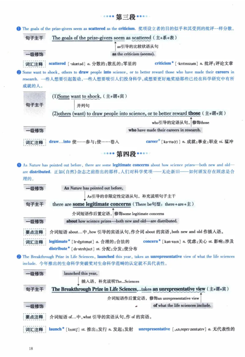 2014年逐词逐句精讲册_41考研英语一二历年真题解析_英语一_解析册+逐词逐句册