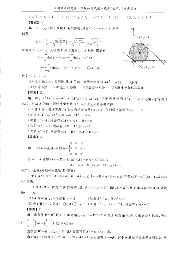 试卷+解析合工大共创数二答案_00.扫描内部讲义汇总（含书籍扫描版增值讲义）_26合工大《超越5+5套卷》_数二