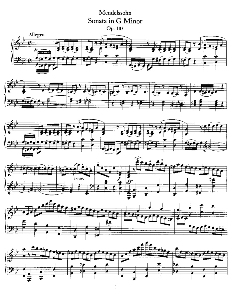 门德尔松奏鸣曲_一万首著名钢琴曲谱哈农贝多芬合集视频教学电子版高清无水印可打印_02现代钢琴谱合集_马克西姆钢琴谱全集_门德尔松钢琴谱全集