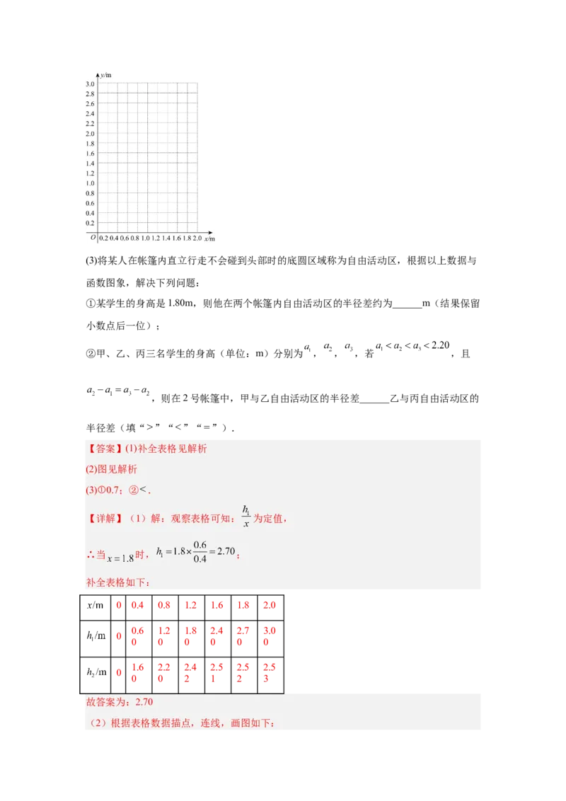 专题13函数的基本性质（教师卷）-5年（2021-2025）中考1年模拟数学真题分类汇编（北京专用）_001（2026北京中考数学专用）5年（2021-2025）中考1年模拟真题分类汇编