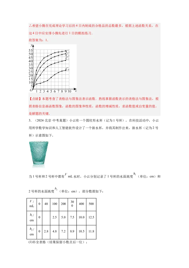 专题13函数的基本性质（教师卷）-5年（2021-2025）中考1年模拟数学真题分类汇编（北京专用）_001（2026北京中考数学专用）5年（2021-2025）中考1年模拟真题分类汇编