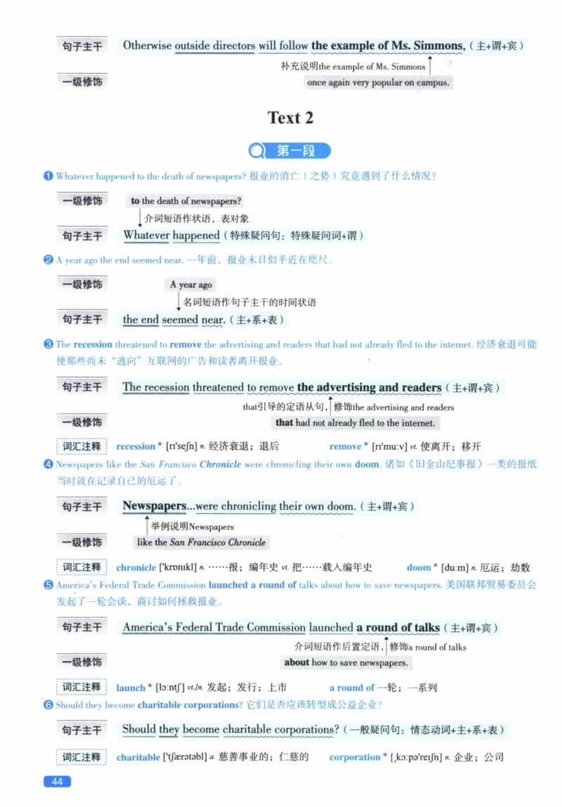2011年逐词逐句精讲册_41考研英语一二历年真题解析_英语二_解析册+逐词逐句册