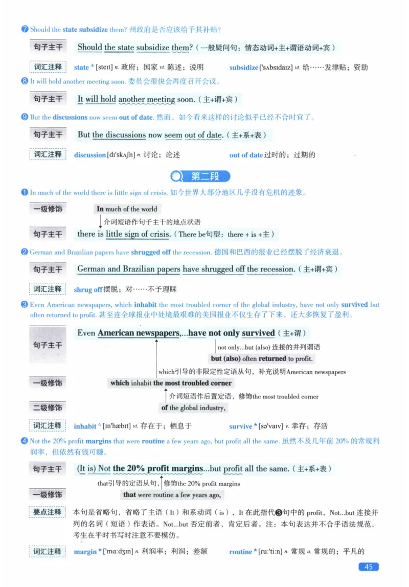 2011年逐词逐句精讲册_41考研英语一二历年真题解析_英语二_解析册+逐词逐句册