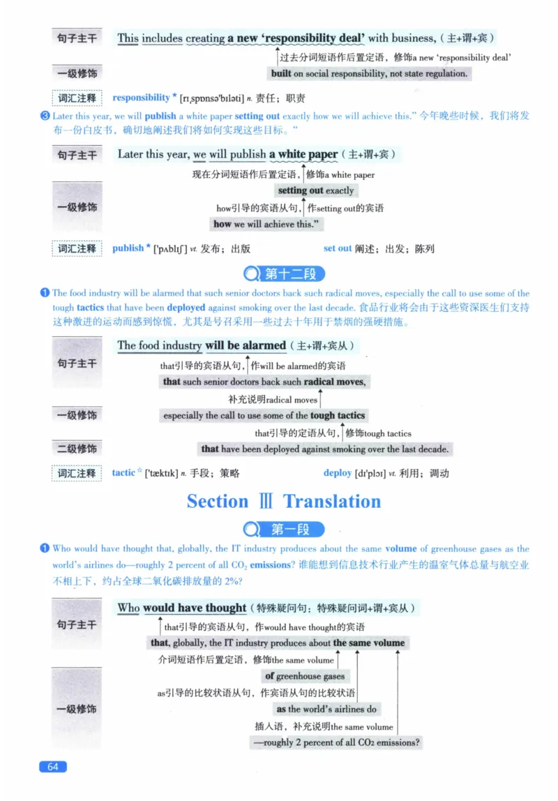 2011年逐词逐句精讲册_41考研英语一二历年真题解析_英语二_解析册+逐词逐句册
