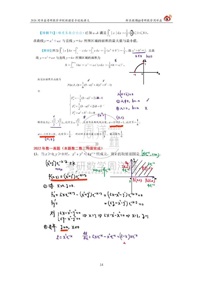 191.2026周洋鑫考研数学（高能冲刺9）_04.2026考研数学周洋鑫数学笑过_00.随课资料