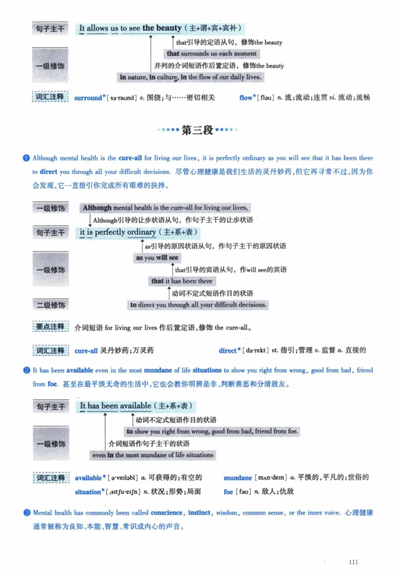 2016年逐词逐句精讲册_41考研英语一二历年真题解析_英语一_解析册+逐词逐句册