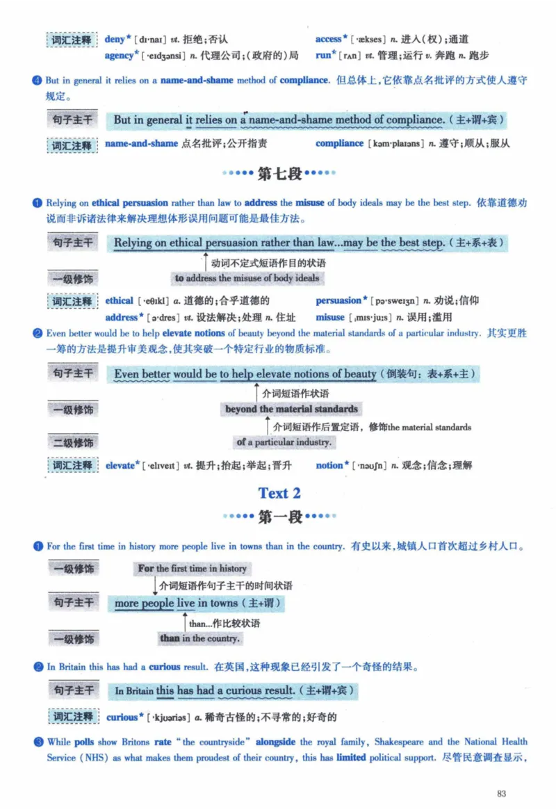 2016年逐词逐句精讲册_41考研英语一二历年真题解析_英语一_解析册+逐词逐句册