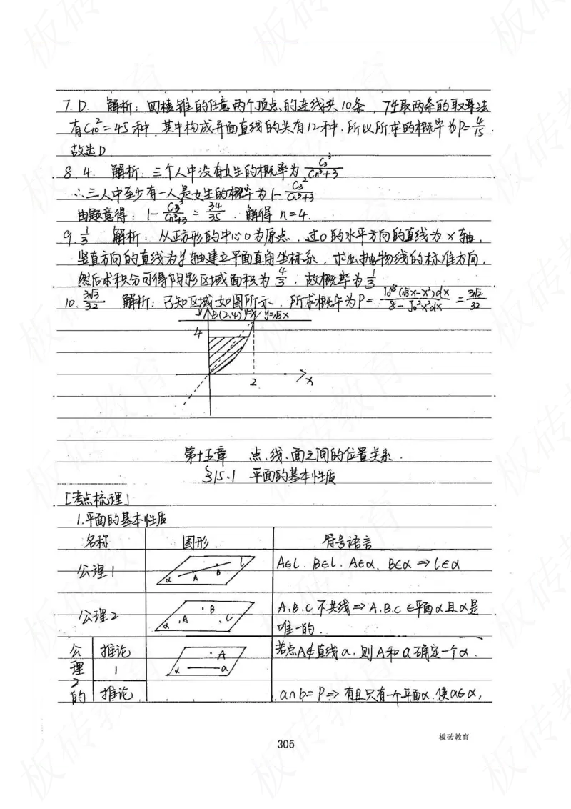 高考学霸笔记数学385页_高中衡水学霸笔记_文科衡水学霸笔记-电子版