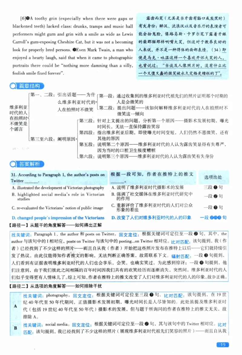 2021年真题逐题细解_41考研英语一二历年真题解析_英语一_解析册+逐词逐句册