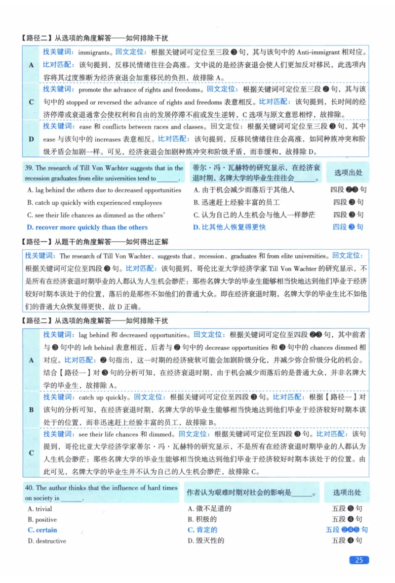 2012年真题逐题细解_41考研英语一二历年真题解析_英语二_解析册+逐词逐句册