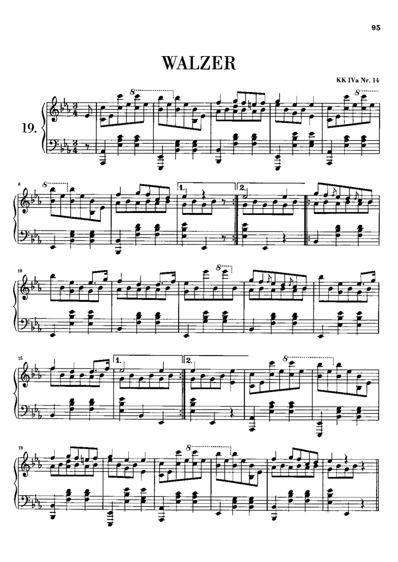 降E大调圆舞曲Nr14_一万首著名钢琴曲谱哈农贝多芬合集视频教学电子版高清无水印可打印_1古典钢琴知名音乐家谱_肖邦钢琴谱全集_圆舞曲_遗作(未编号)