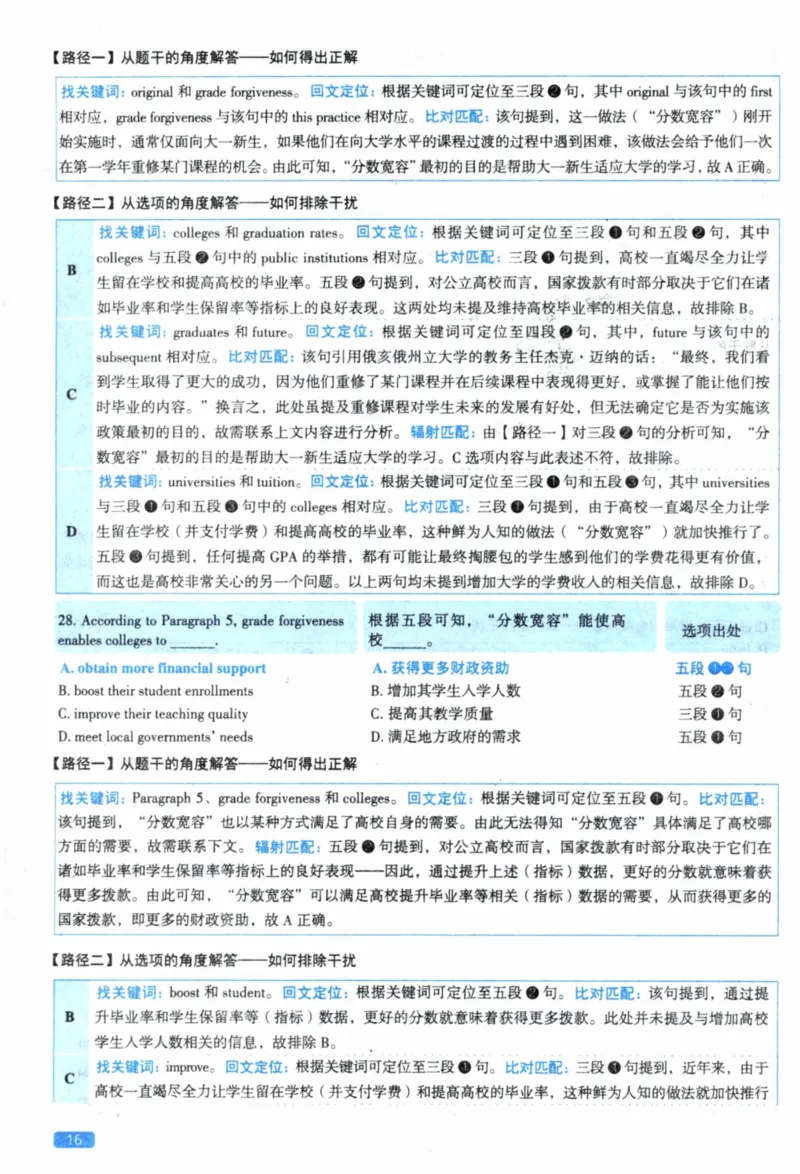 2019年真题逐题细解_41考研英语一二历年真题解析_英语一_解析册+逐词逐句册