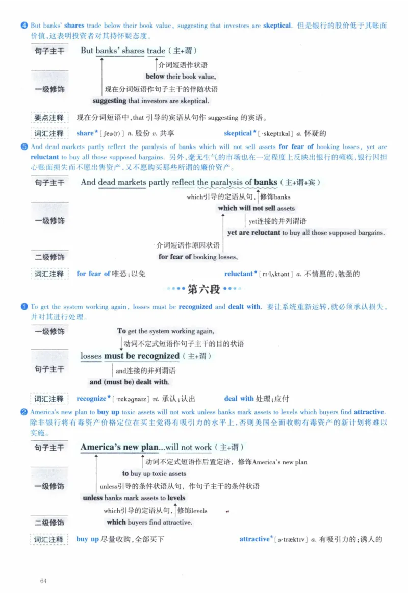 2010年逐词逐句精讲册_41考研英语一二历年真题解析_英语一_解析册+逐词逐句册