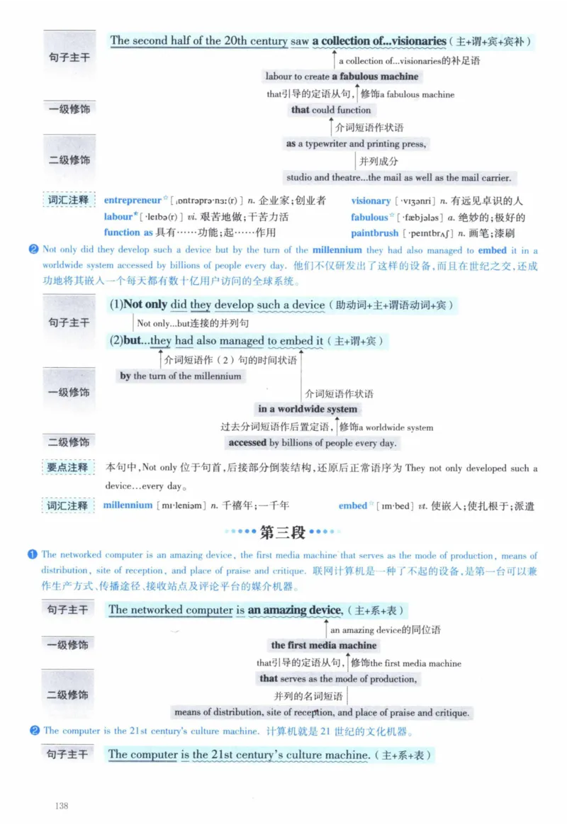 2012年逐词逐句精讲册_41考研英语一二历年真题解析_英语一_解析册+逐词逐句册