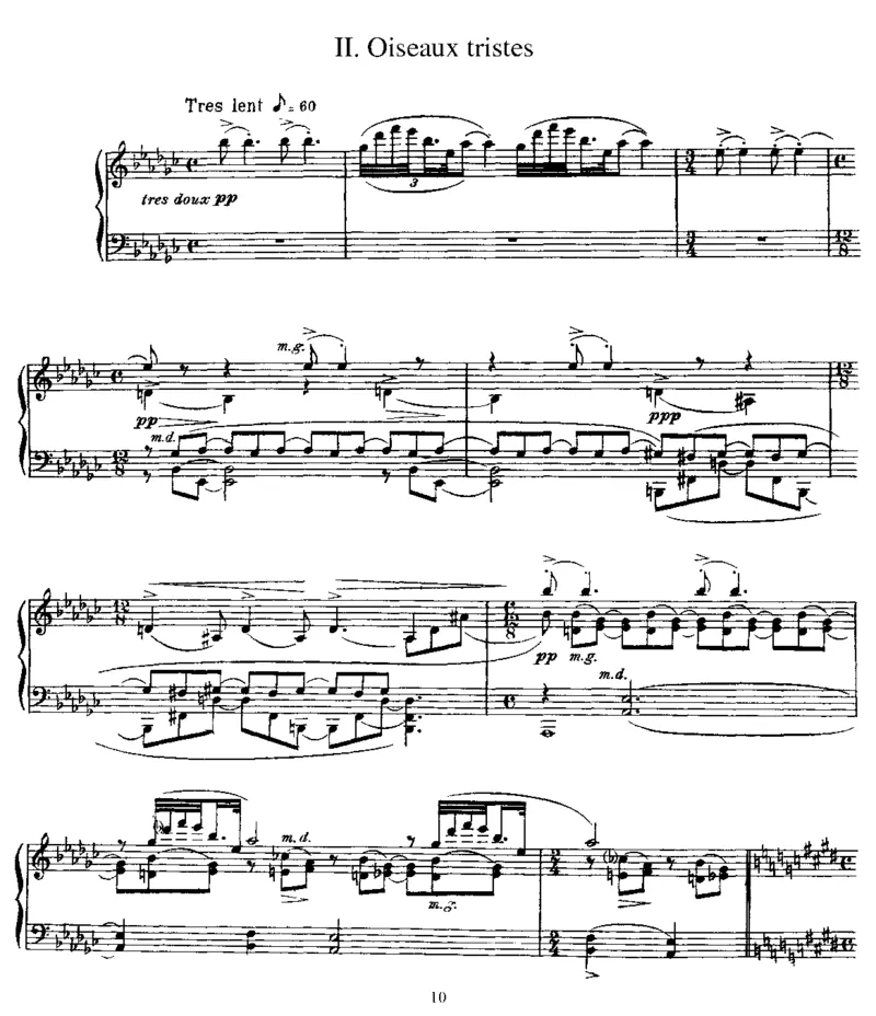 镜子组曲_一万首著名钢琴曲谱哈农贝多芬合集视频教学电子版高清无水印可打印_1古典钢琴知名音乐家谱_拉威尔钢琴谱全集