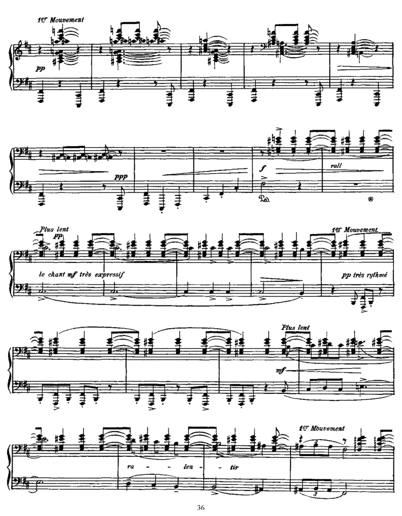 镜子组曲_一万首著名钢琴曲谱哈农贝多芬合集视频教学电子版高清无水印可打印_1古典钢琴知名音乐家谱_拉威尔钢琴谱全集