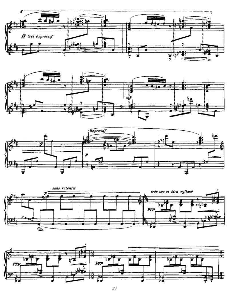 镜子组曲_一万首著名钢琴曲谱哈农贝多芬合集视频教学电子版高清无水印可打印_1古典钢琴知名音乐家谱_拉威尔钢琴谱全集