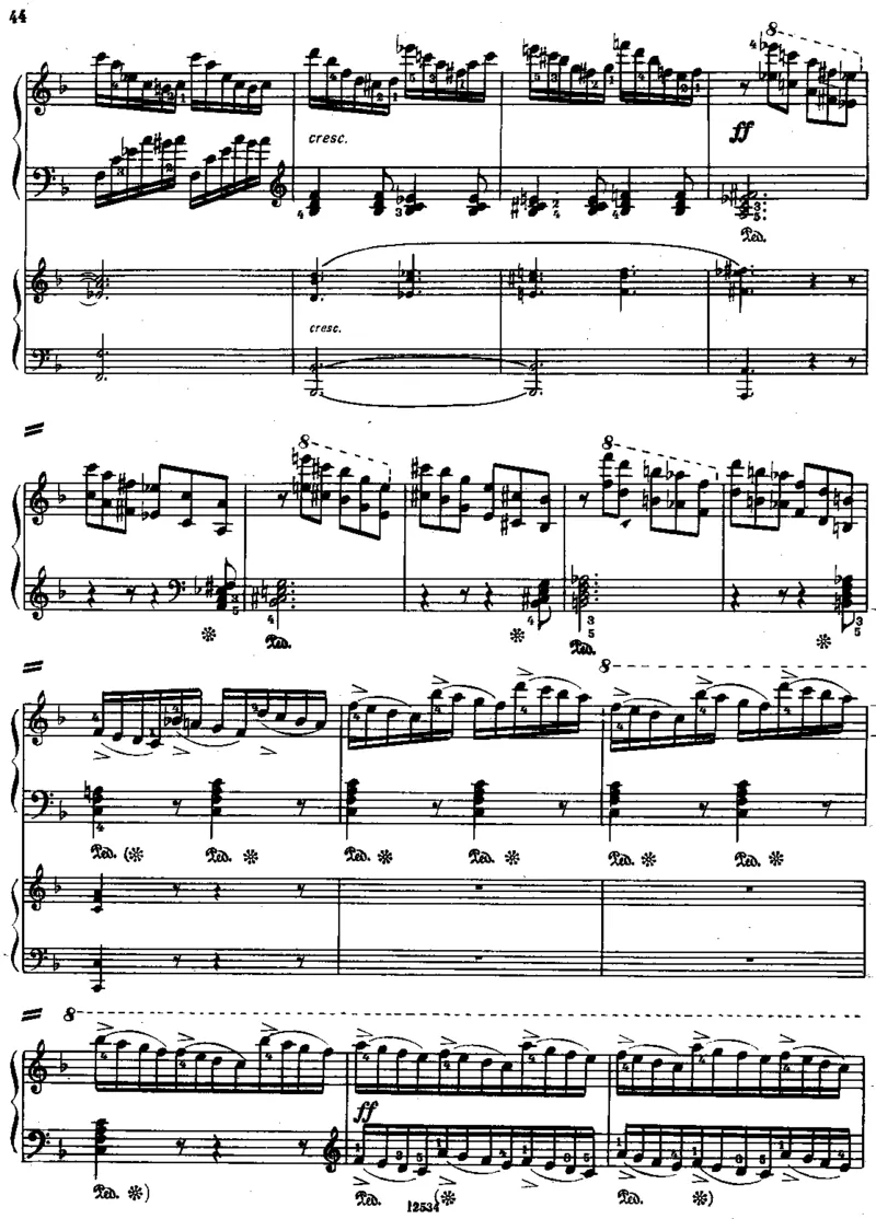 韦伯F小调音乐会小品双钢琴Konzertst&uuml;ckinFminor2pianosweber钢琴谱_一万首著名钢琴曲谱哈农贝多芬合集视频教学电子版高清无水印可打印_1古典钢琴知名音乐家谱_韦伯钢琴谱全集