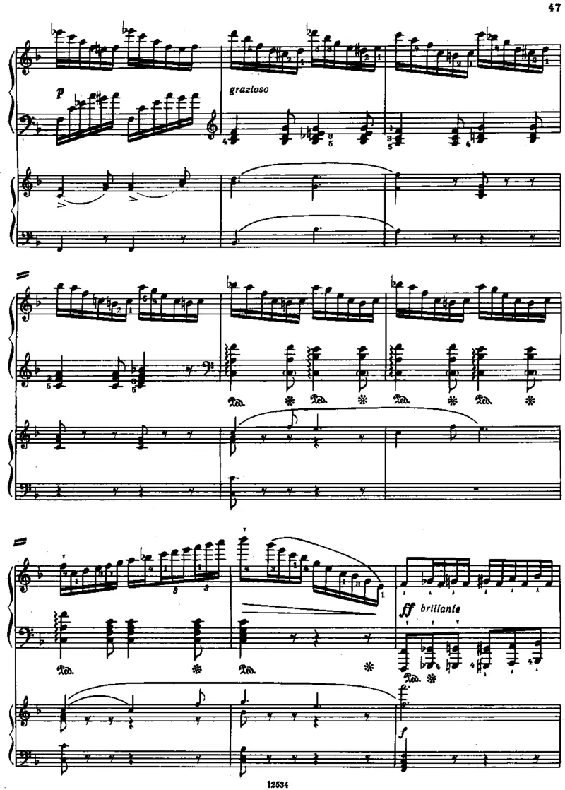 韦伯F小调音乐会小品双钢琴Konzertst&uuml;ckinFminor2pianosweber钢琴谱_一万首著名钢琴曲谱哈农贝多芬合集视频教学电子版高清无水印可打印_1古典钢琴知名音乐家谱_韦伯钢琴谱全集