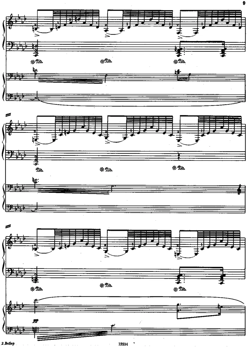 韦伯F小调音乐会小品双钢琴Konzertst&uuml;ckinFminor2pianosweber钢琴谱_一万首著名钢琴曲谱哈农贝多芬合集视频教学电子版高清无水印可打印_1古典钢琴知名音乐家谱_韦伯钢琴谱全集